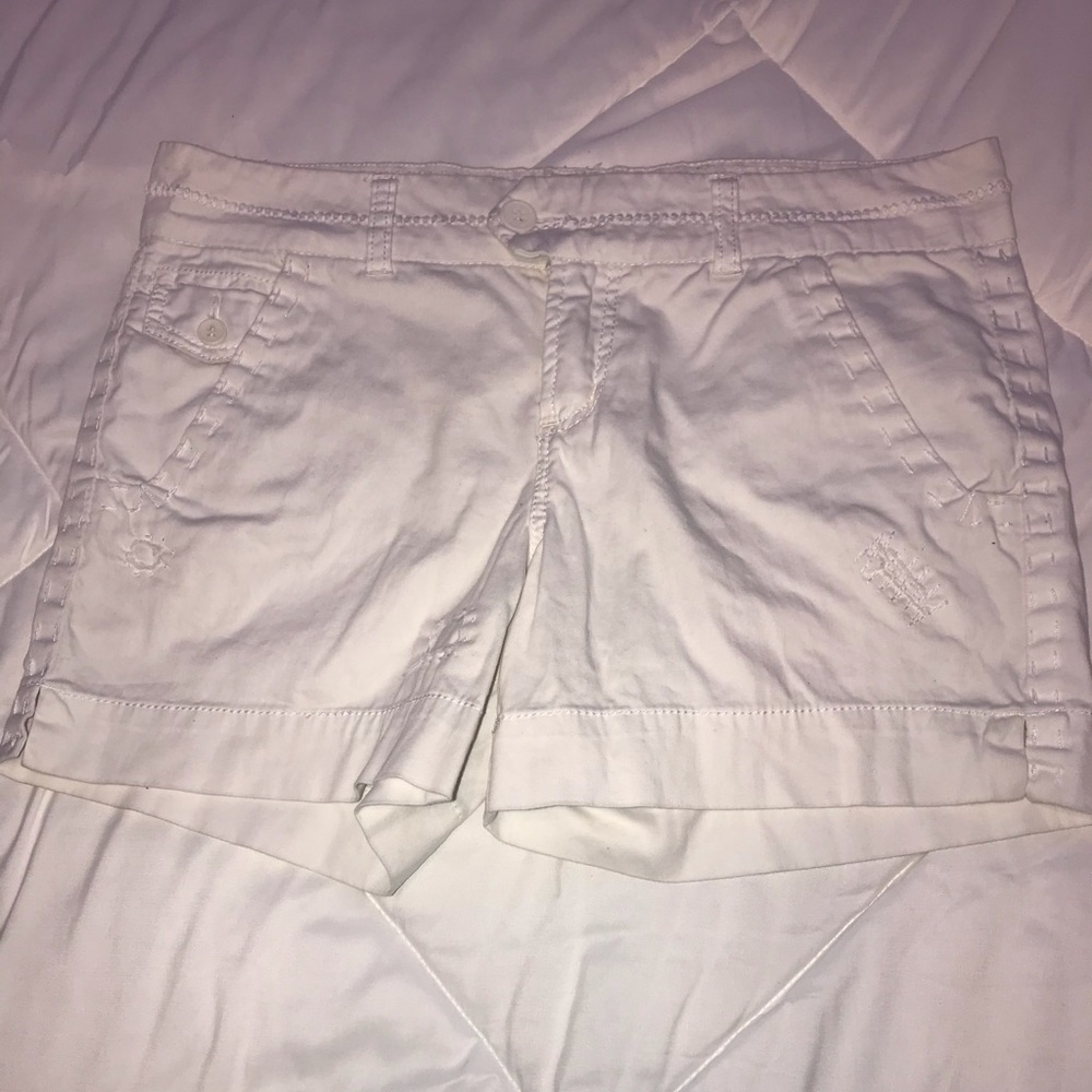 White Shorts